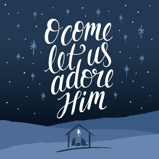Adore Him - Christmas Card (Pack of 10)