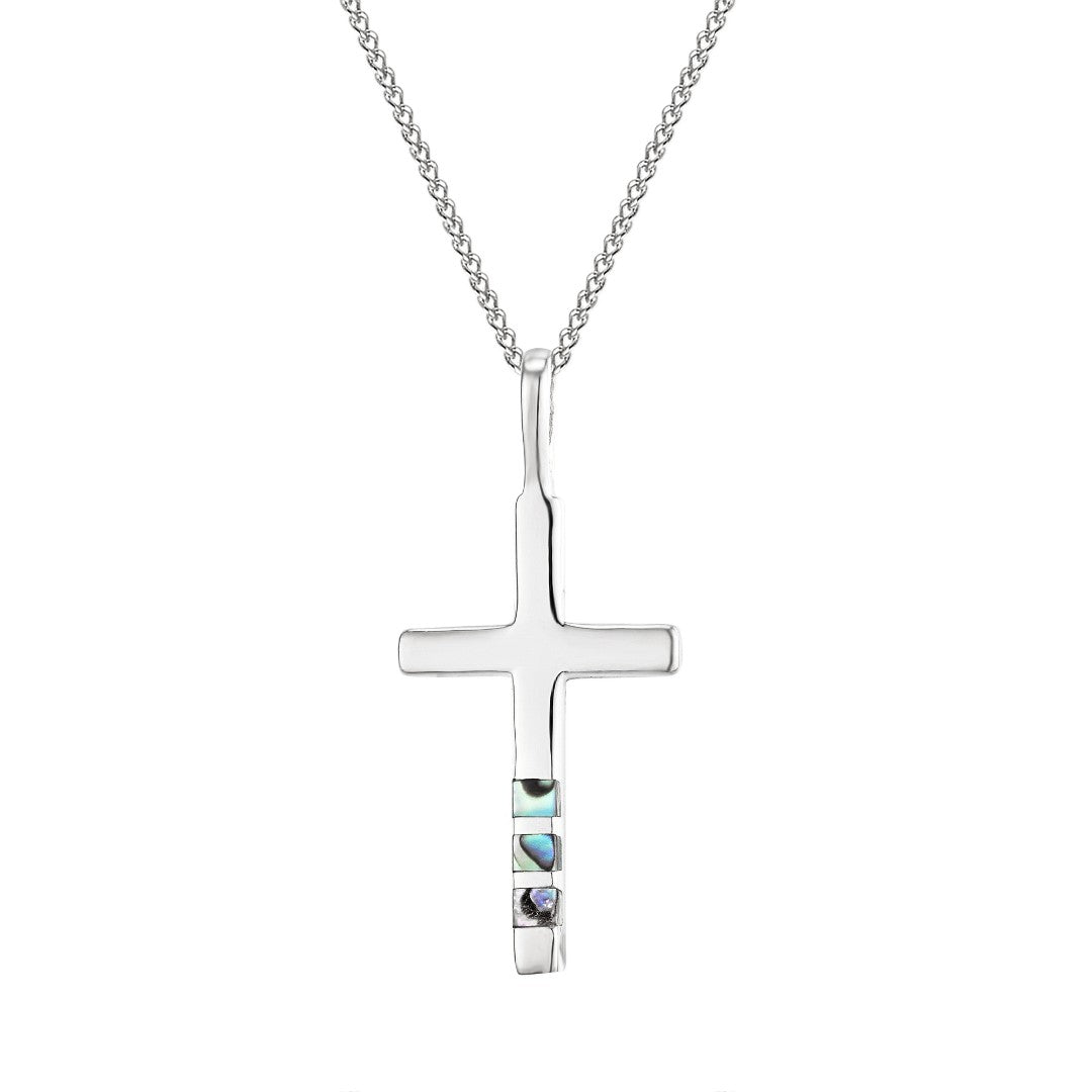 Cross Pendant Inlaid With Pauashell