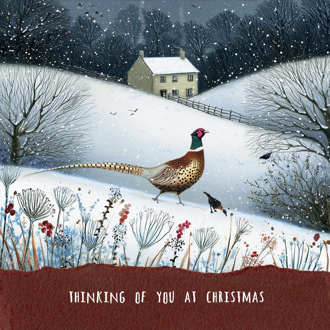 Pheasant Christmas Card