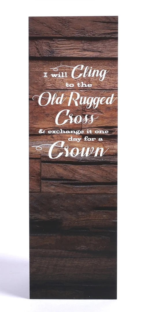 Old Rugged Cross  Bookmark - Pk25