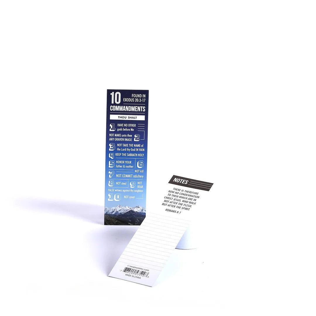 10 Commandments Bookmark – Pk25