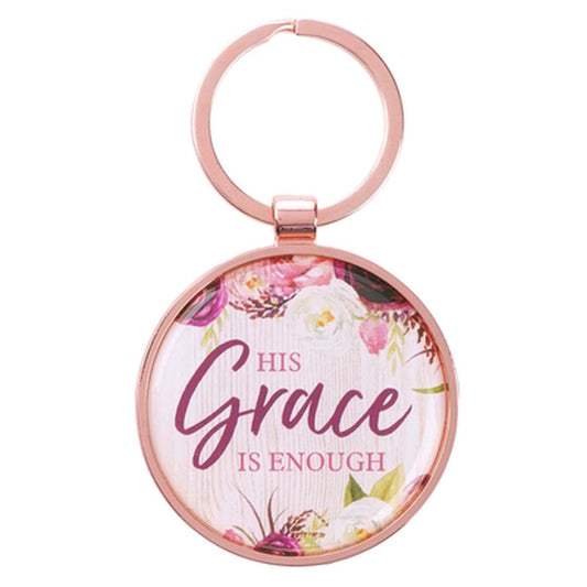 Grace is Enough Keyring in Tin - Re-vived