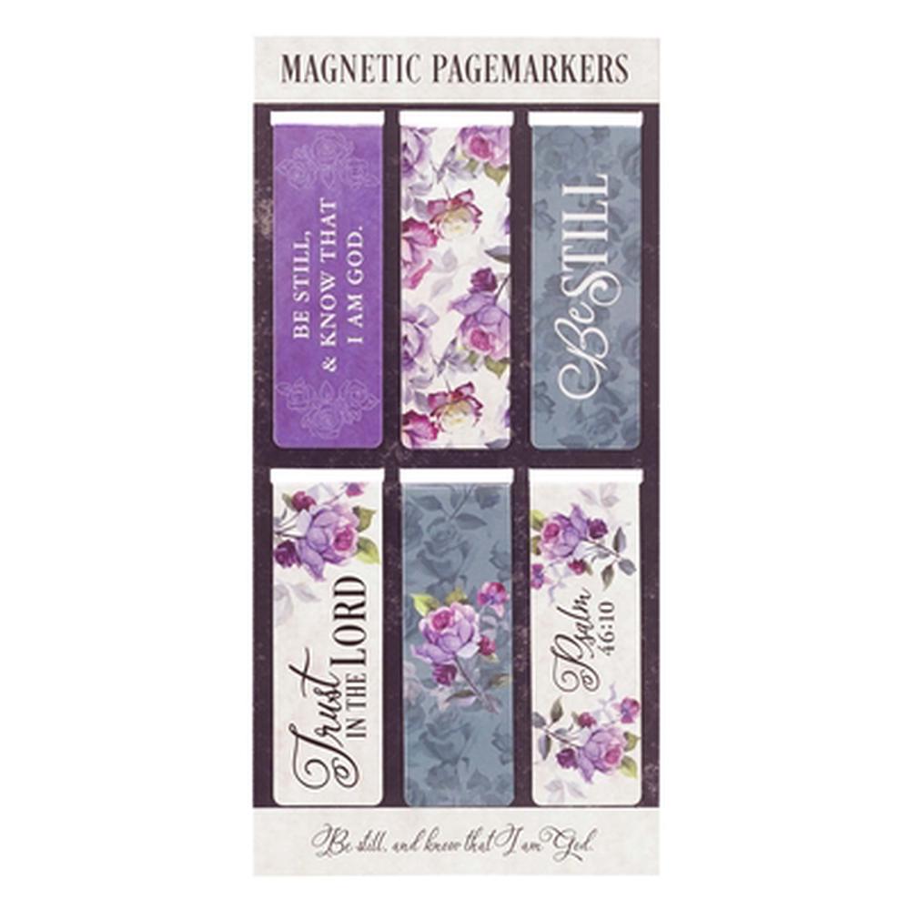 Be Still Assorted Magnetic Bookmark (pack of 6) - Re-vived