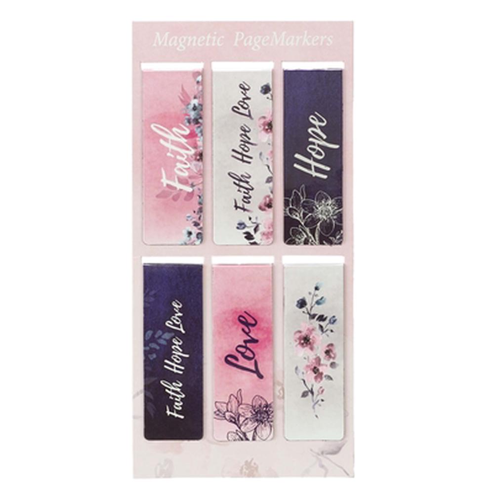 Faith Assorted Magnetic Bookmark (pack of 6) - Re-vived