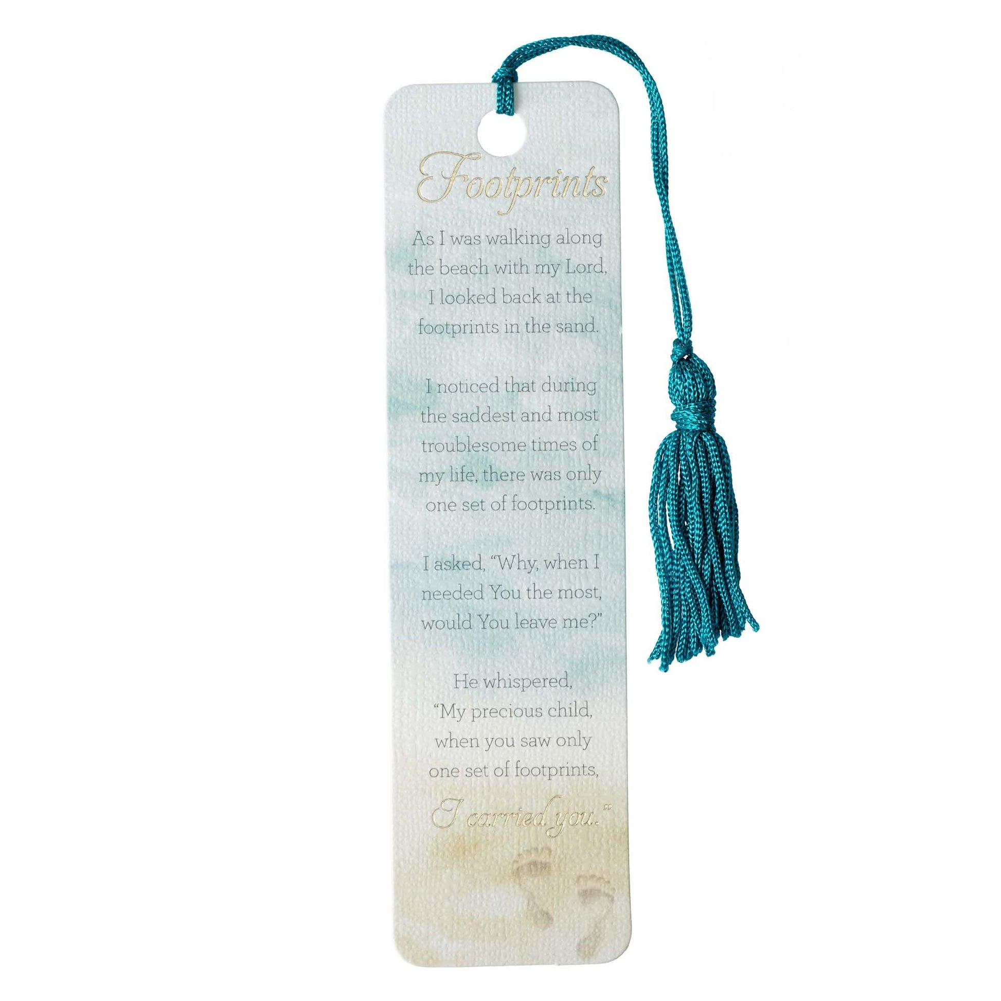 Footprints Tassel Bookmark - Re-vived