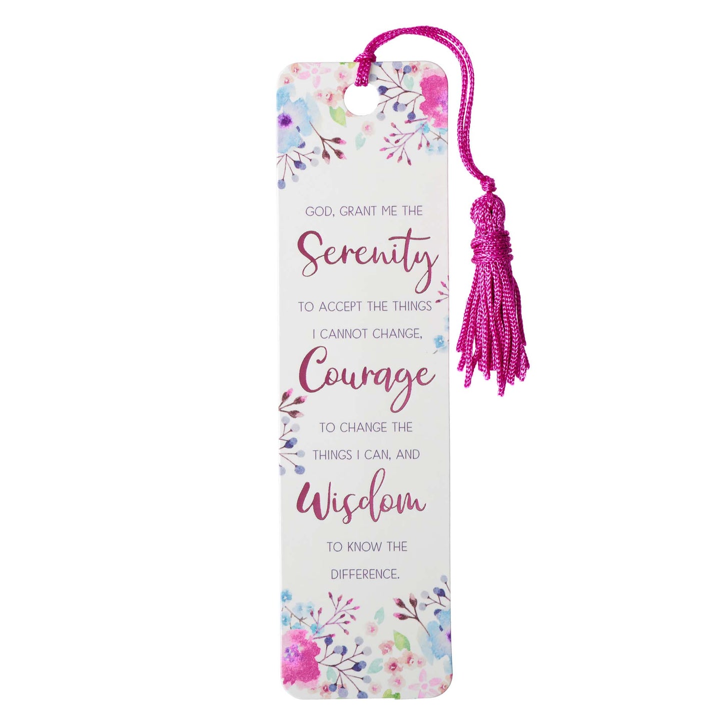 Serenity Prayer Tassel Bookmark - Re-vived