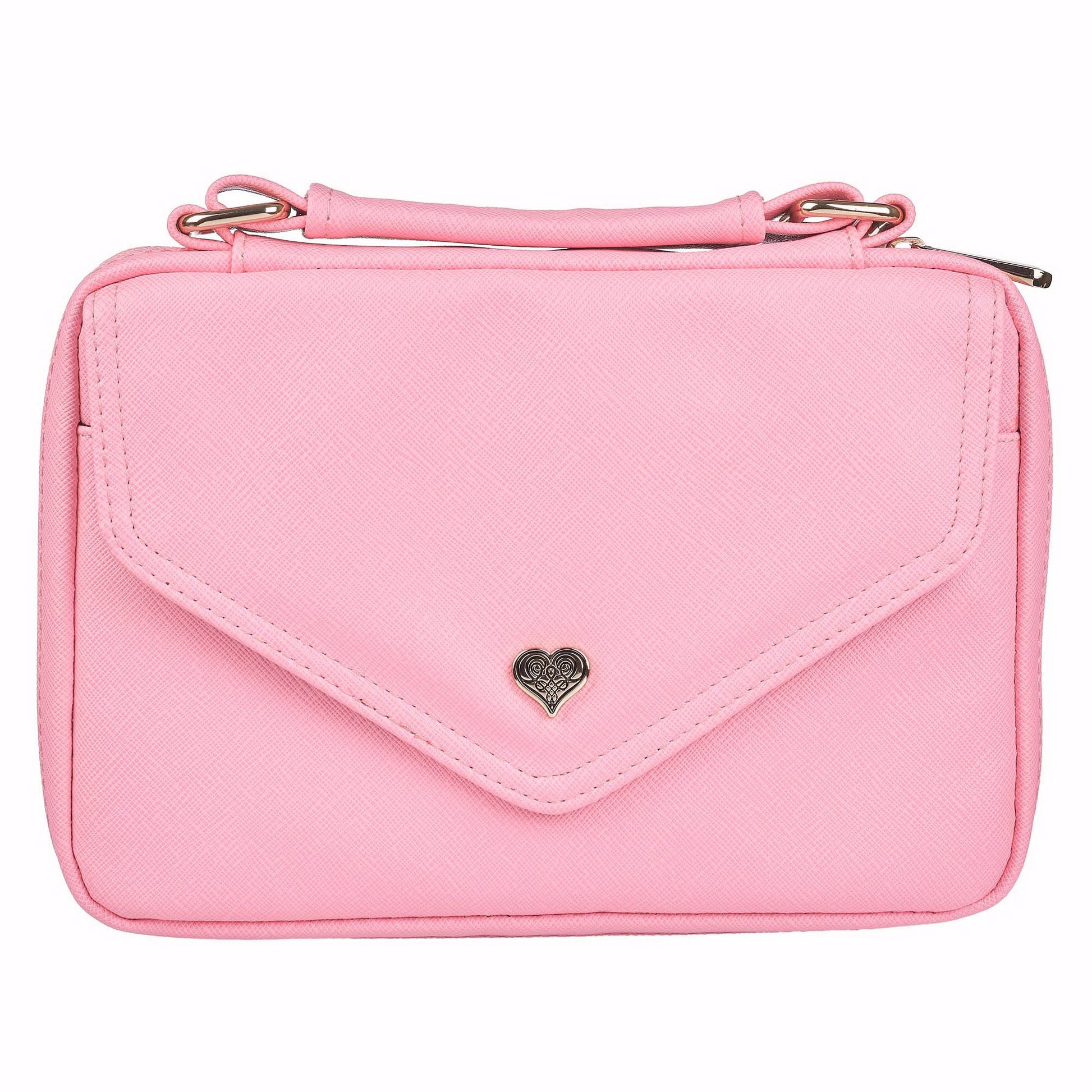 Heart Pink Fashion Bible Cover, Large - Re-vived