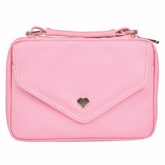 Heart Pink Fashion Bible Cover, Large - Re-vived