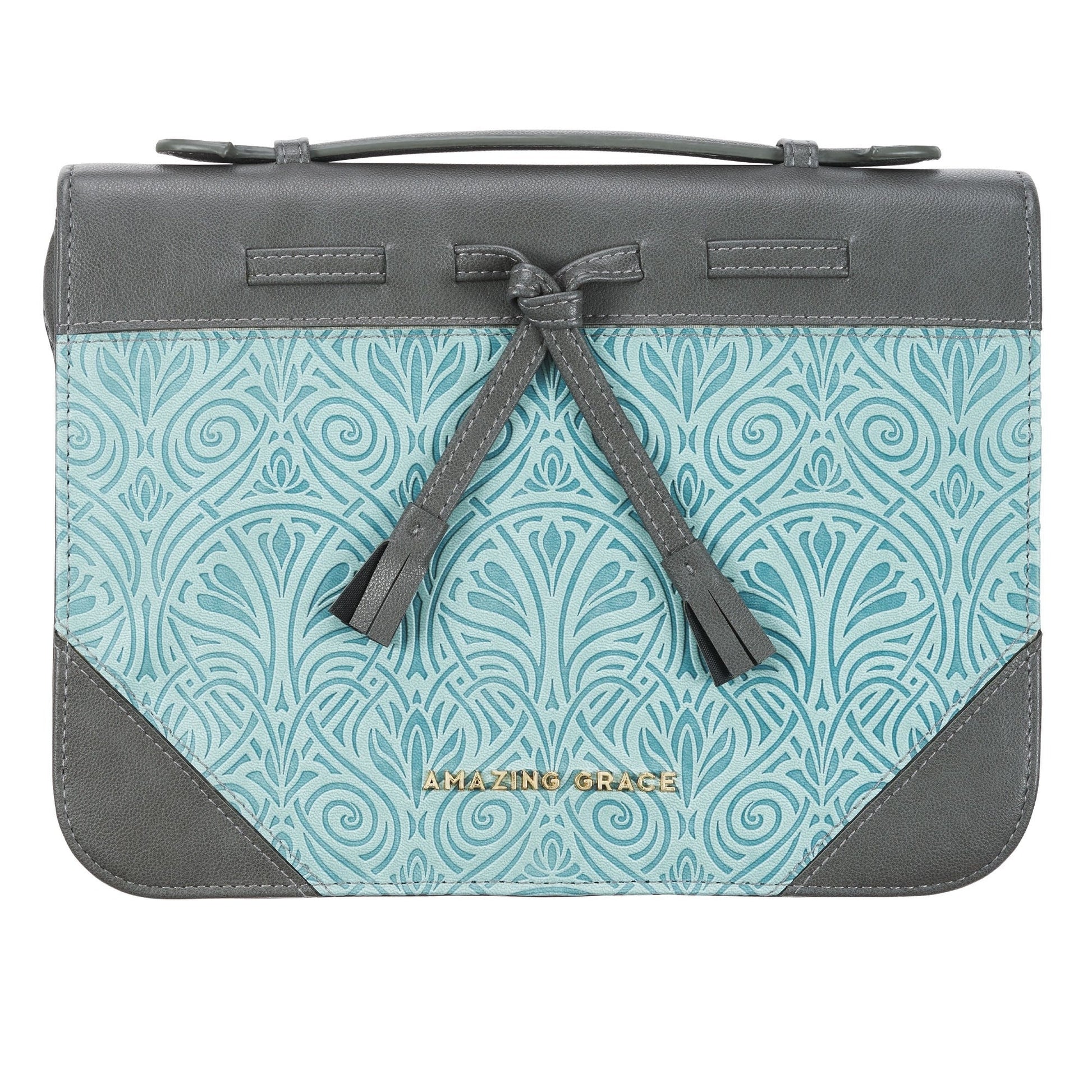 Amazing Grace Turquoise Fashion Bible Case, Medium - Re-vived