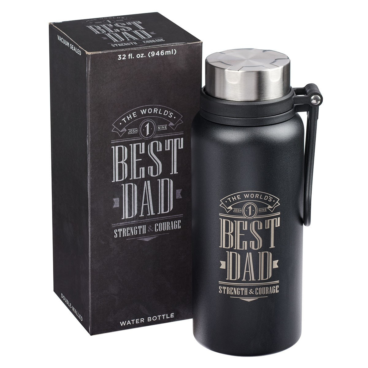 World's Best Dad Stainless Steel Water Bottle - Re-vived