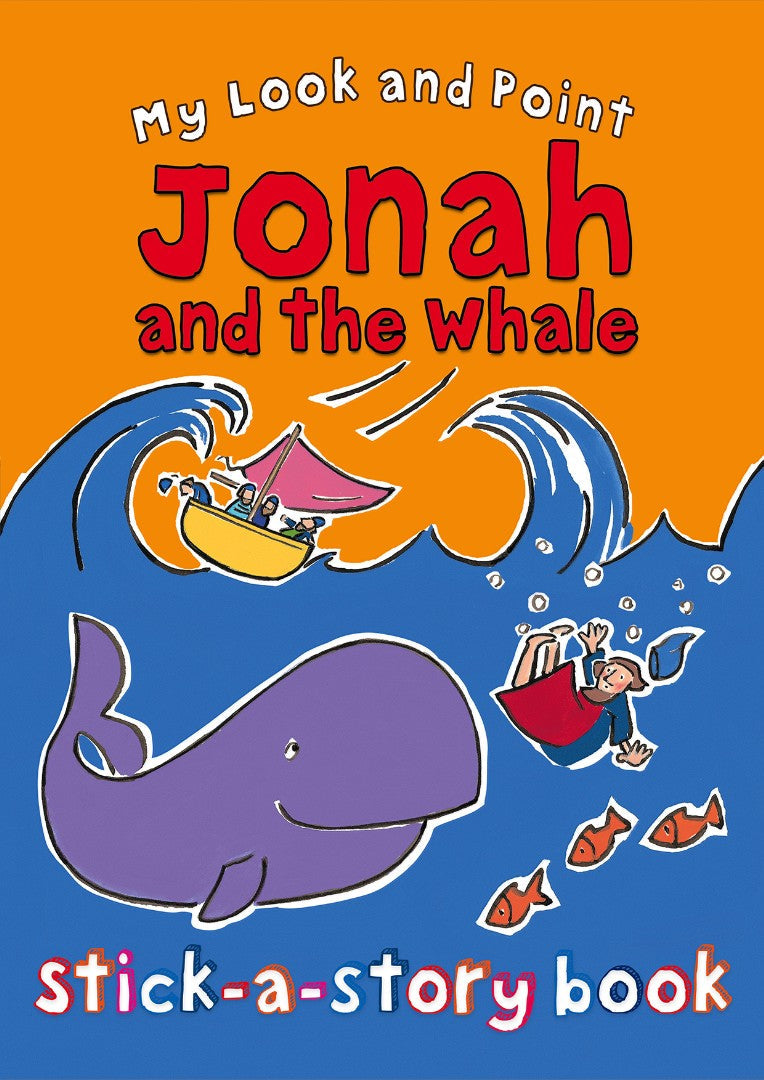 My Look And Point Jonah And The Whale Stick-A-Story Book - Re-vived
