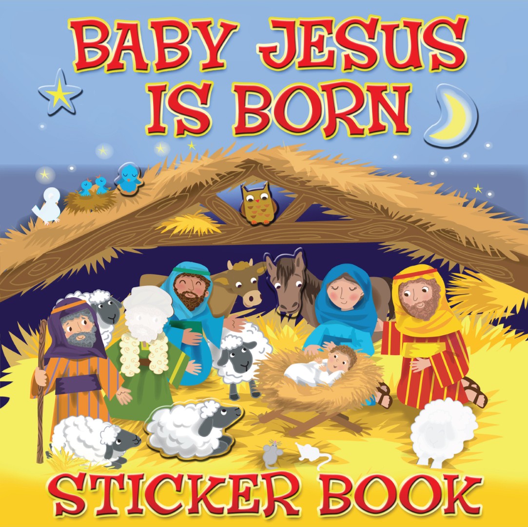 Baby Jesus Is Born Sticker Book - Re-vived