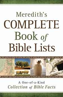 Meredith's Complete Book Of Bible Lists - Re-vived