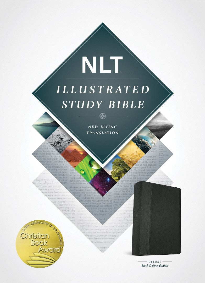 NLT Illustrated Study Bible Tutone Black/Onyx - Re-vived