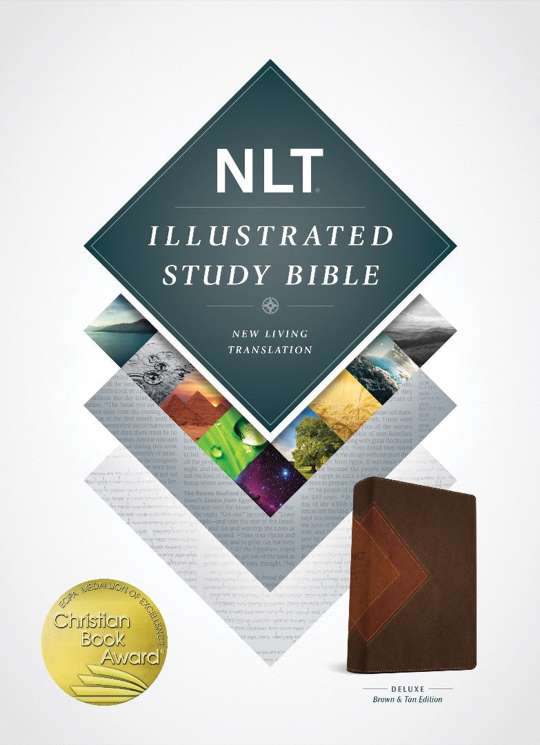 NLT Illustrated Study Bible Tutone Brown/Tan - Re-vived
