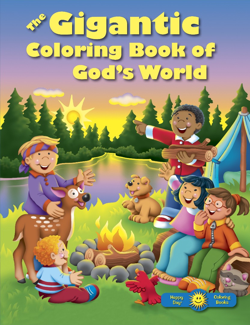 The Gigantic Coloring Book Of God's World - Re-vived