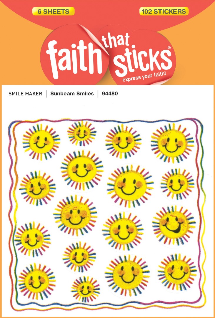 Sunbeam Smiles - Faith That Sticks Stickers - Re-vived