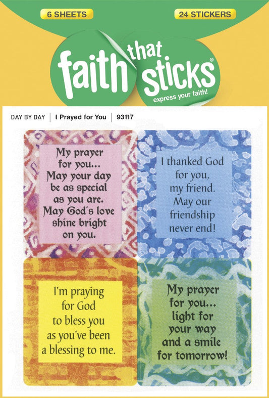 I Prayed For You - Faith That Sticks Stickers - Re-vived