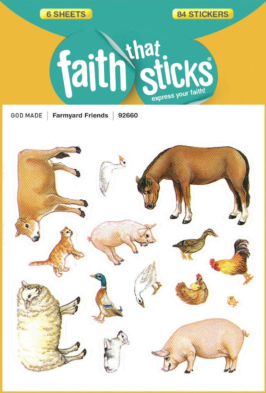 Farmyard Friends - Faith That Sticks Stickers - Re-vived