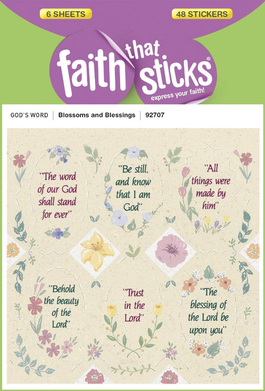 Blossoms And Blessings - Faith That Sticks Stickers - Re-vived