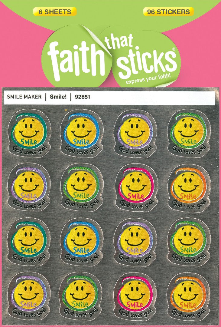Smile! - Faith That Sticks Stickers - Re-vived