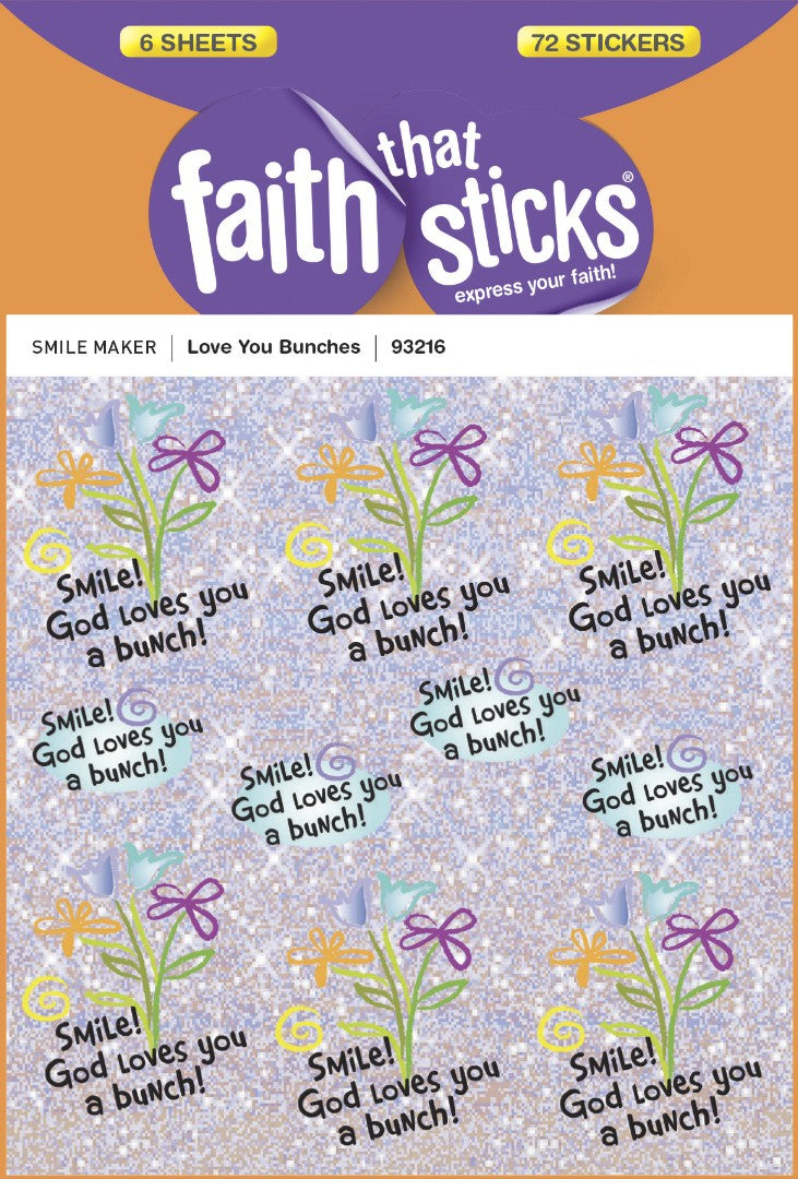 Love You Bunches - Faith That Sticks Stickers - Re-vived