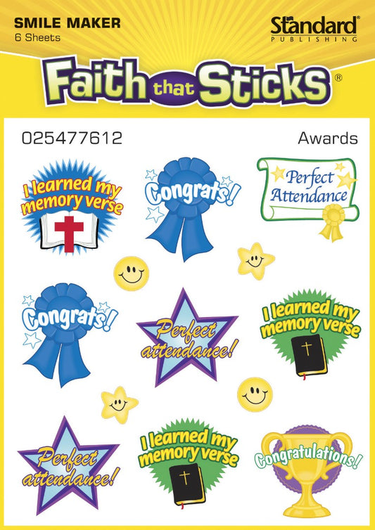 Awards - Faith That Sticks Stickers - Re-vived