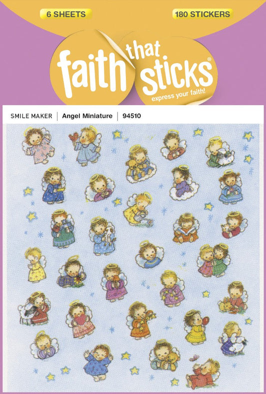 Angel Miniature - Faith That Sticks Stickers - Re-vived