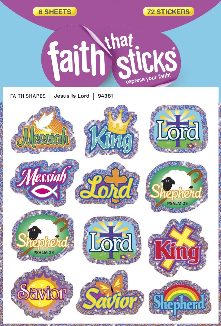 Jesus Is Lord - Faith That Sticks Stickers - Re-vived