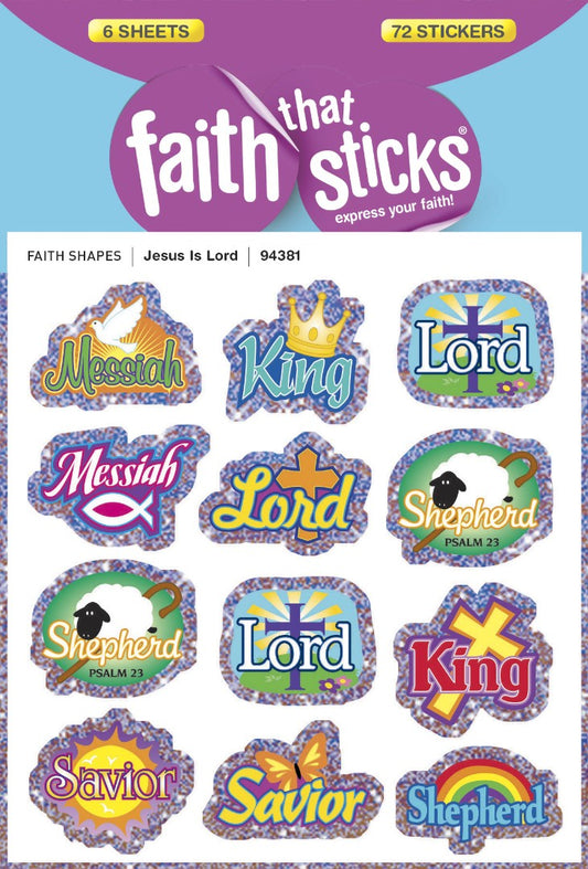 Jesus Is Lord - Faith That Sticks Stickers - Re-vived