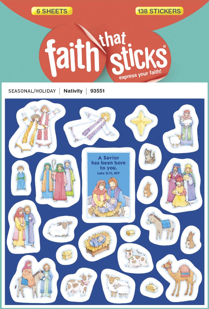 Nativity - Faith That Sticks Stickers - Re-vived