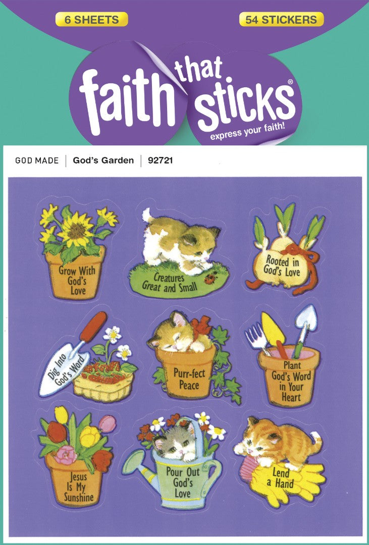 God's Garden - Faith That Sticks Stickers - Re-vived