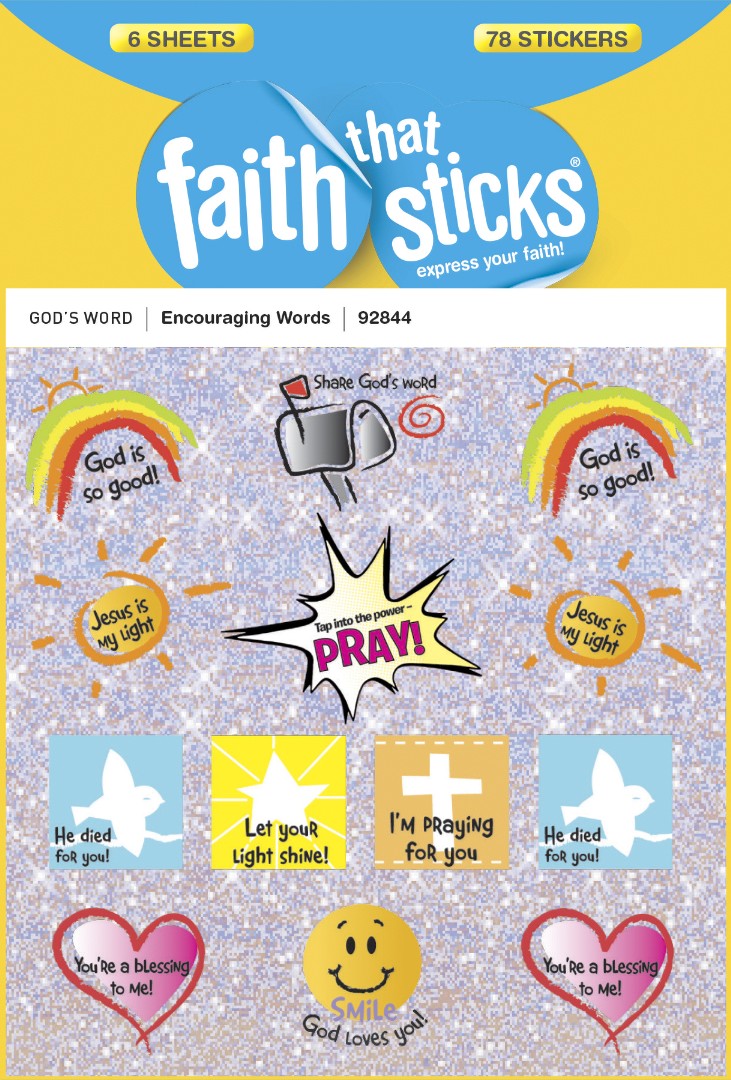 Encouraging Words - Faith That Sticks Stickers - Re-vived