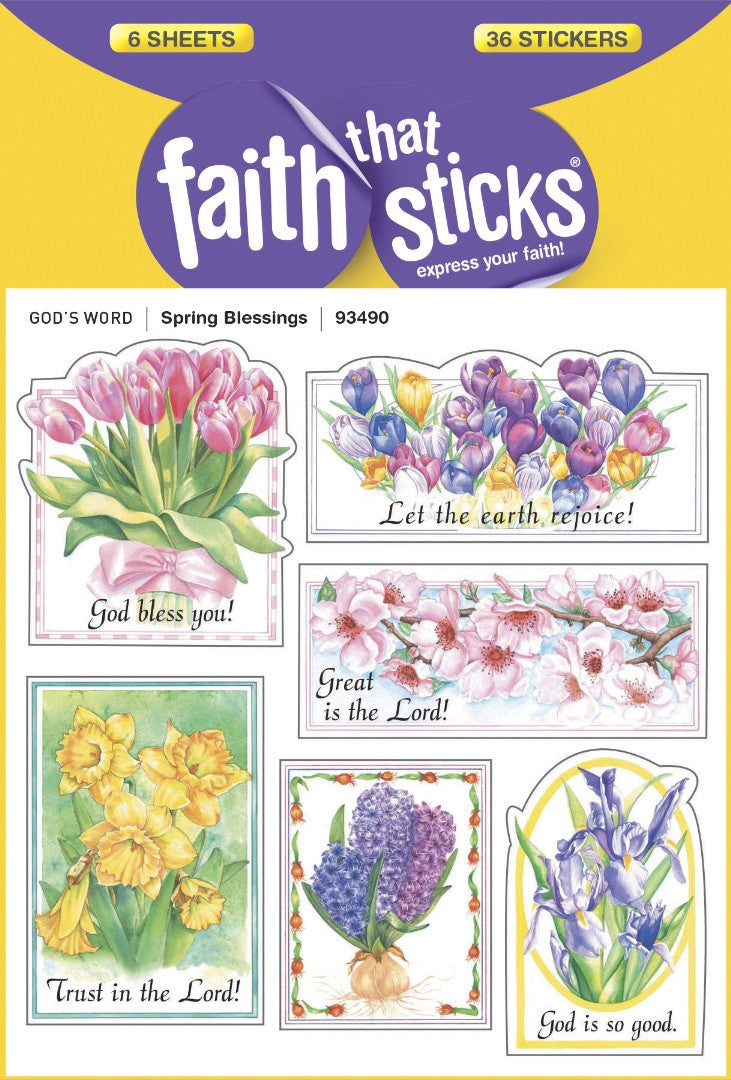 Spring Blessings - Faith That Sticks Stickers - Re-vived