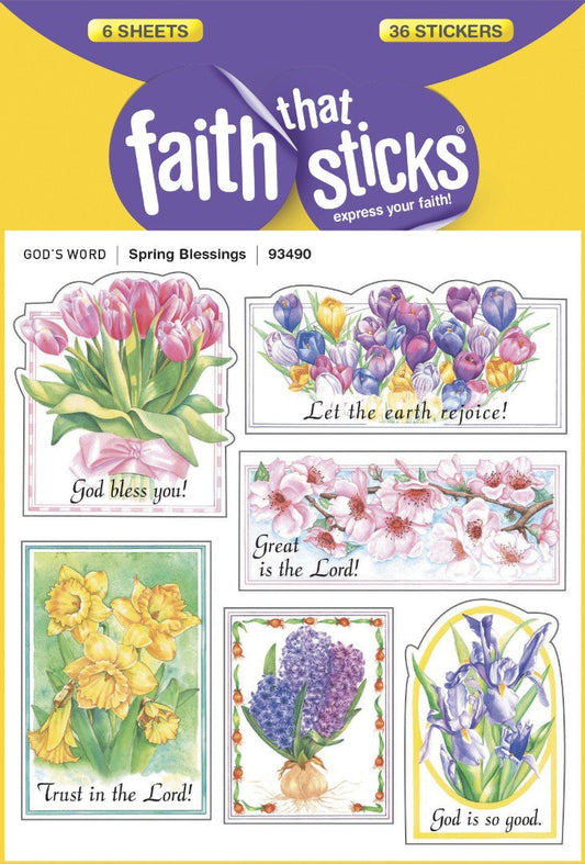 Spring Blessings - Faith That Sticks Stickers - Re-vived
