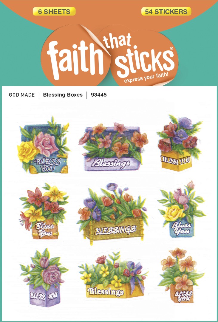 Blessing Boxes - Faith That Sticks Stickers - Re-vived