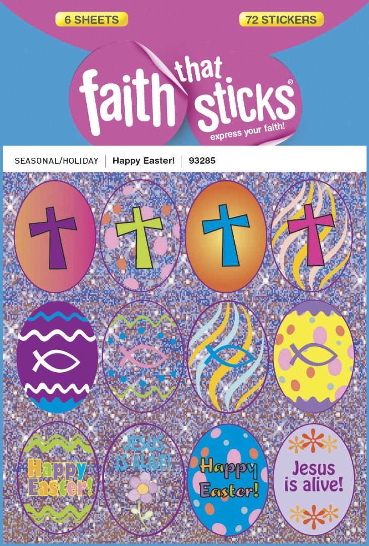 Happy Easter! - Faith That Sticks Stickers - Re-vived