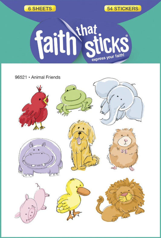 Animal Friends - Faith That Sticks Stickers - Re-vived