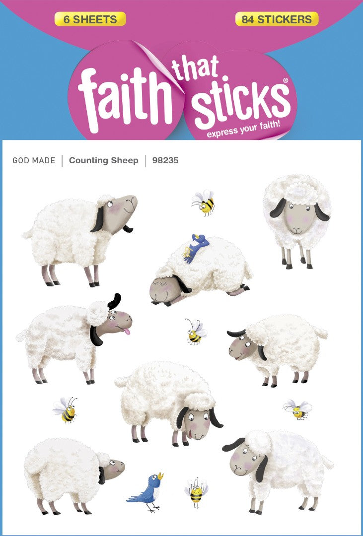 Counting Sheep - Faith That Sticks Stickers - Re-vived