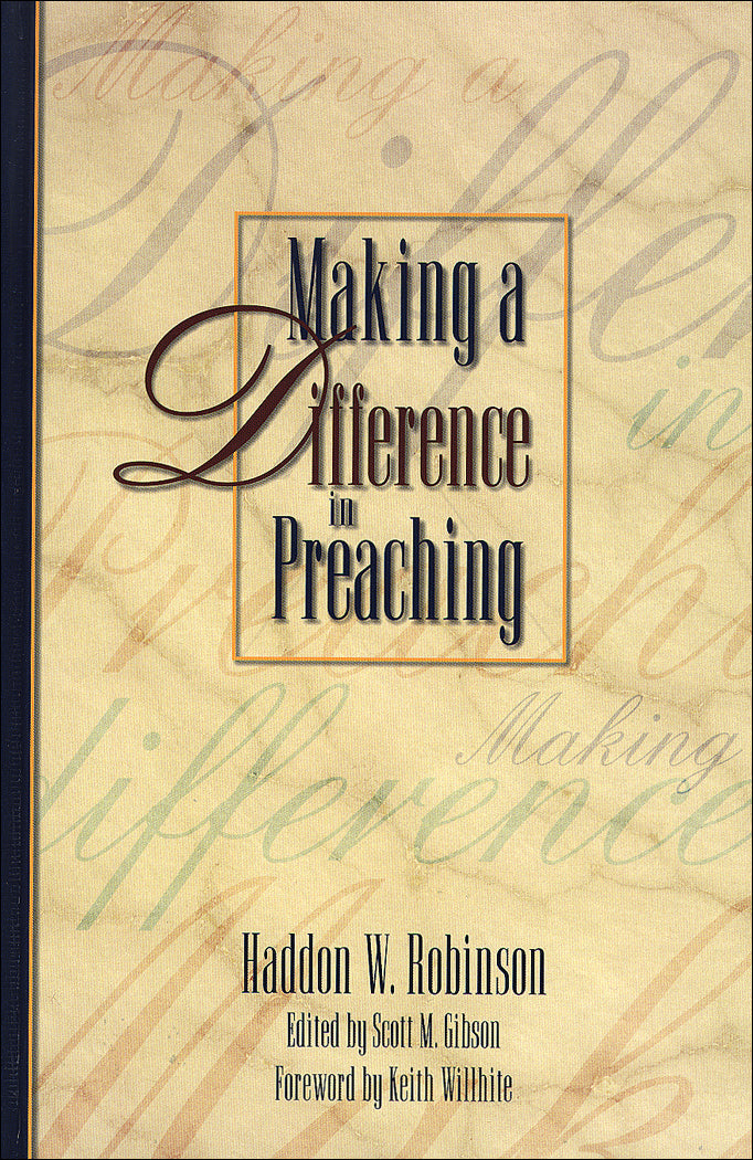 Making A Difference In Preaching - Re-vived