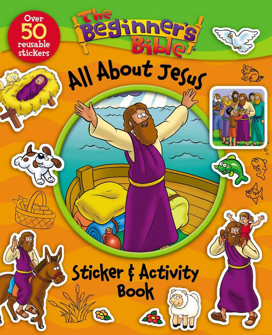 Beginner's Bible All About Jesus Sticker And Activity Book - Re-vived