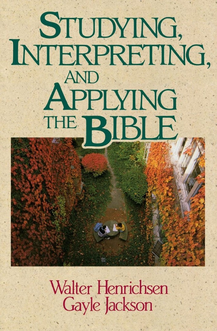 Studying, Interpreting, And Applying The Bible - Re-vived