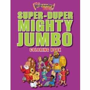 Beginner's Bible Super-Duper, Mighty, Jumbo Coloring Book - Re-vived