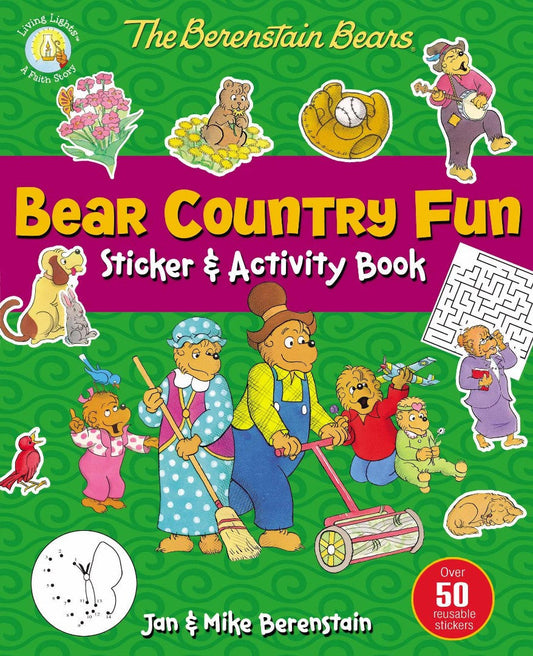 Berenstain Bears Bear Country Fun Sticker And Activity B, Th - Re-vived