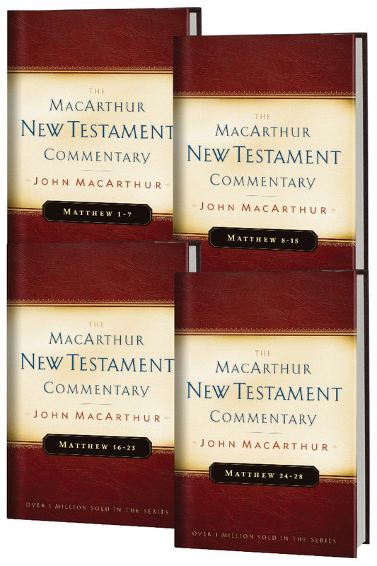 Matthew 1-28 Macarthur New Testament Commentary Four Volume - Re-vived