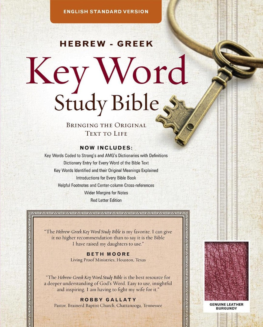 The ESV Hebrew-Greek Key Word Study Bible - Re-vived