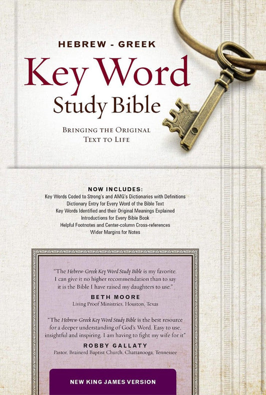 The NKJV Hebrew-Greek Key Word Study Bible - Re-vived