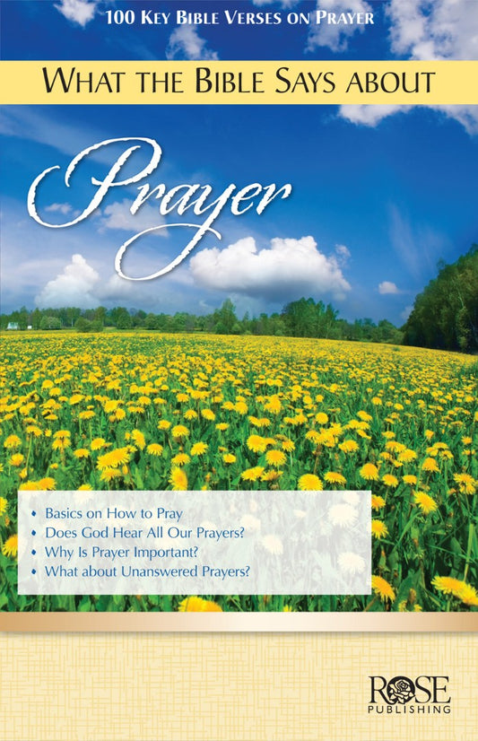 What the Bible Says About Prayer (Individual pamphlet) - Re-vived