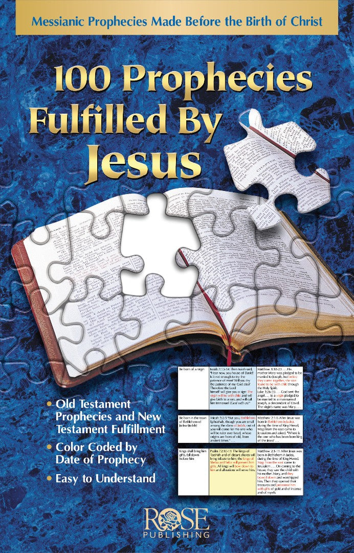 100 Prophecies Fulfilled By Jesus (Individual Pamphlet) - Re-vived
