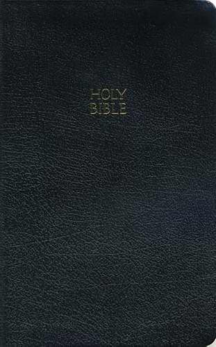 Kjv Ultraslim Bible, Bonded Leather Black Indexed - Re-vived